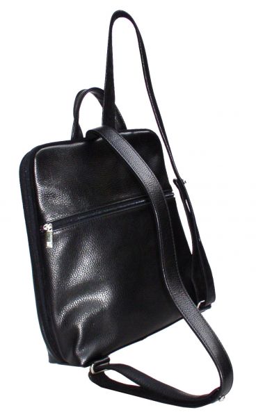 Preview: City-Rucksack aus Leder DIN A4, Classic CARO RR 3