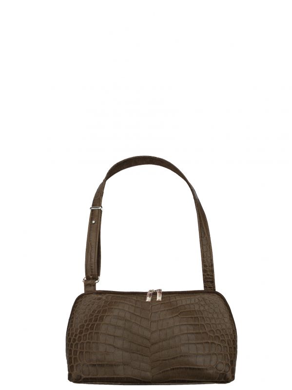 elegante kleine rote Schultertasche, Classic MIDI RT 1